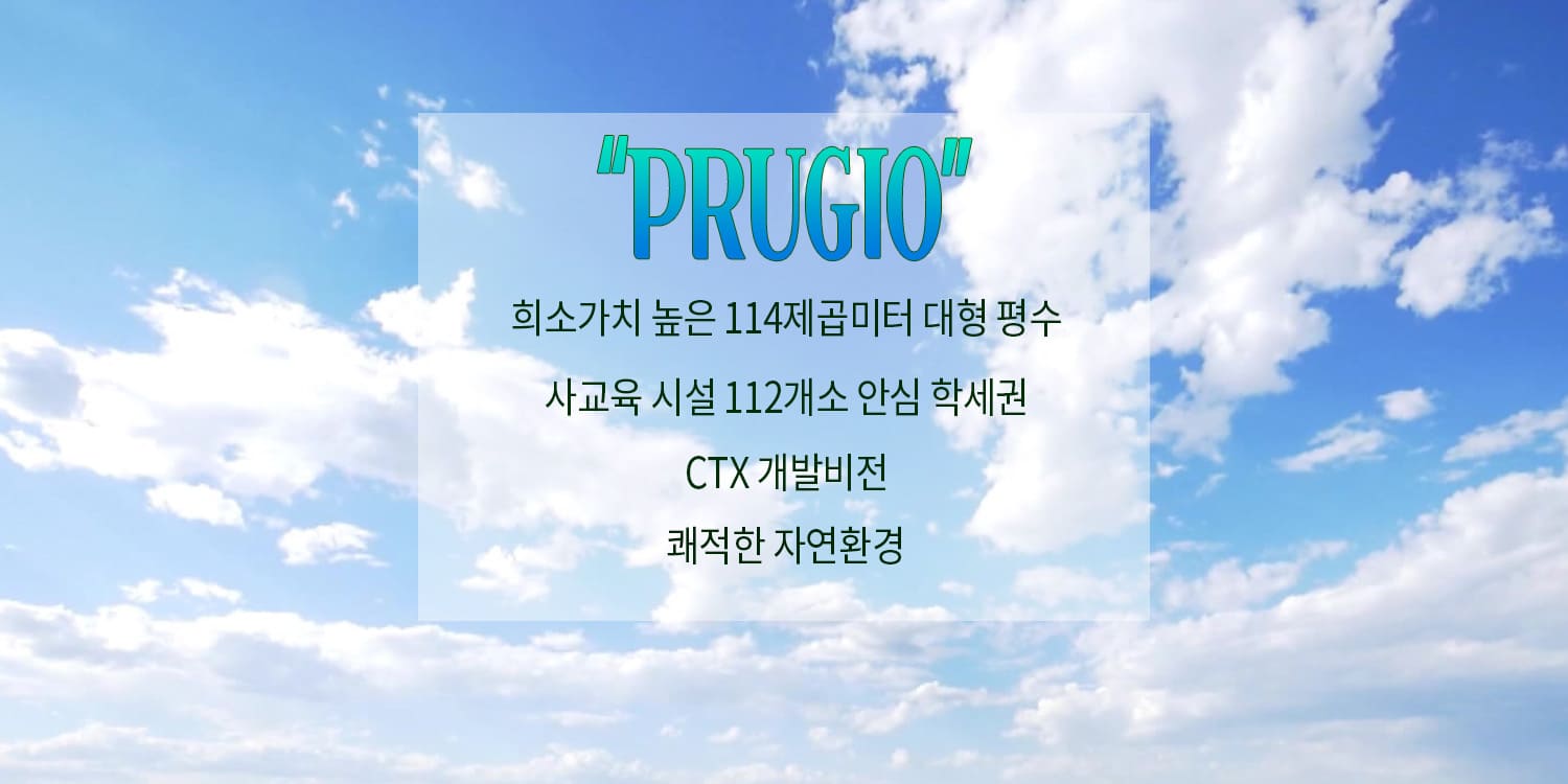 청주 푸르지오 씨엘리체 평수